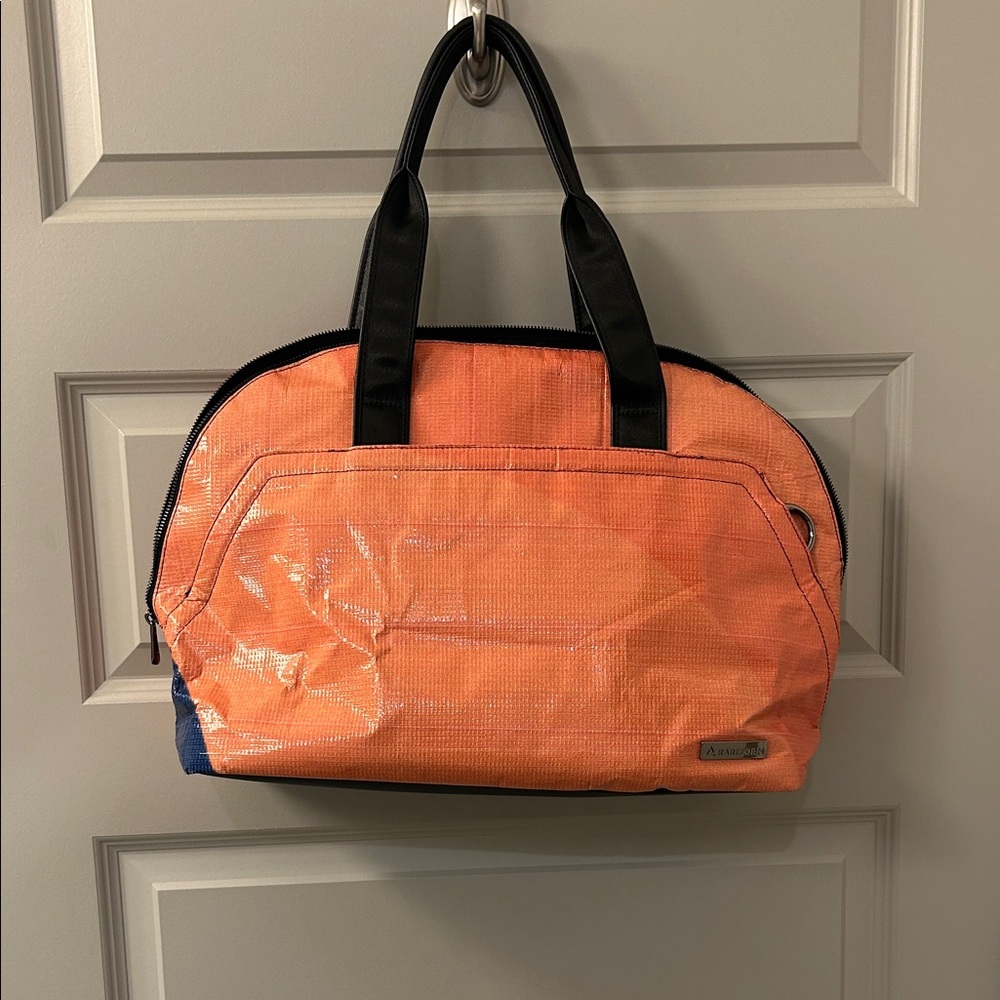 Orange and Black Laptop Bag